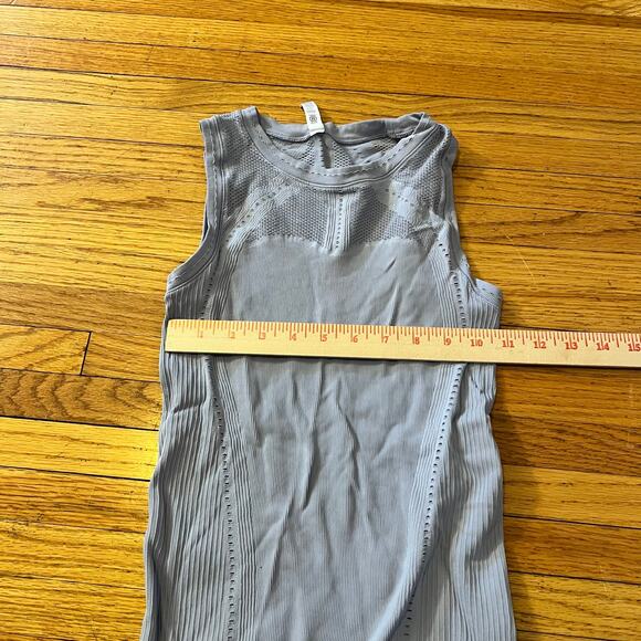 Athleta Shirt Womens XXS Oxygen Tank Top Gray Activewear Performance - Picture 5 of 7